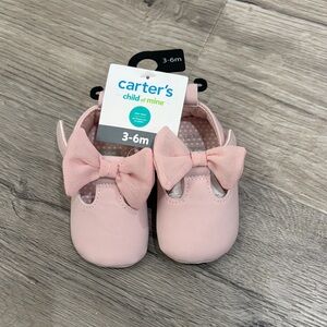 Child of Mine Soft Pink Baby Walker Shoes